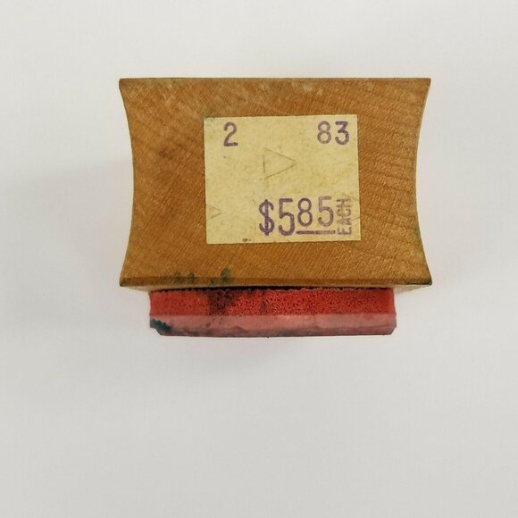 Vintage Christmas Holiday Rubber Stamps Nature Impressions Wreath 1st Class Toys - Picture 6 of 11